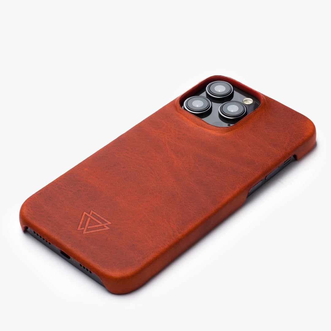 Full Wrap Magsafe El Yapımı Hakiki Deri iPhone 15 Pro Max Kılıfı