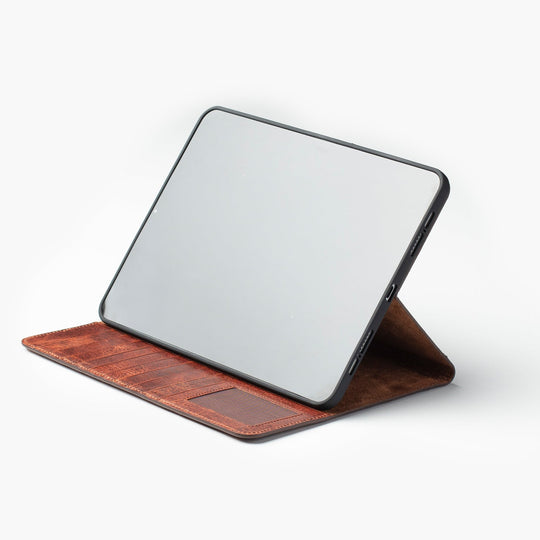 El Yapımı Hakiki Deri iPad Pro 12.9" Kılıfı