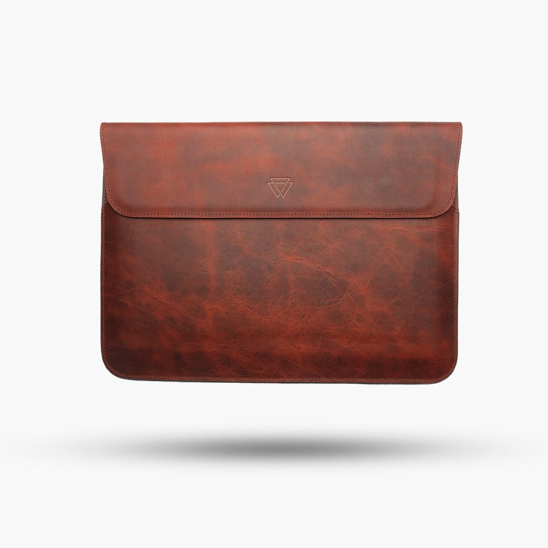 El Yapımı Hakiki Deri MacBook Air Sleeve 14.2"