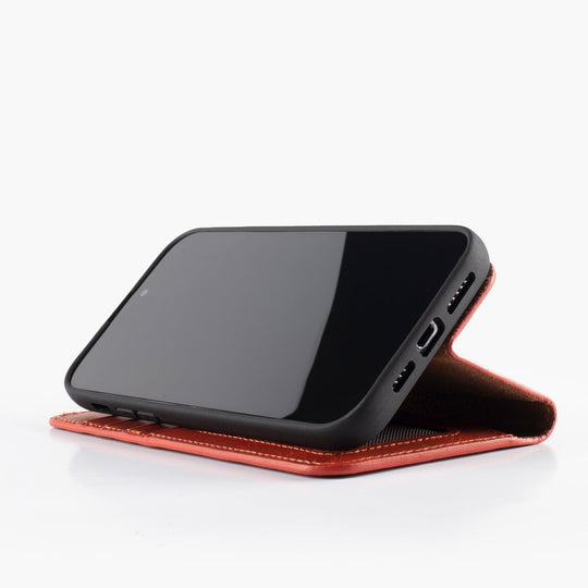 Magic Case El Yapımı Hakiki Deri iPhone 15 Kılıfı