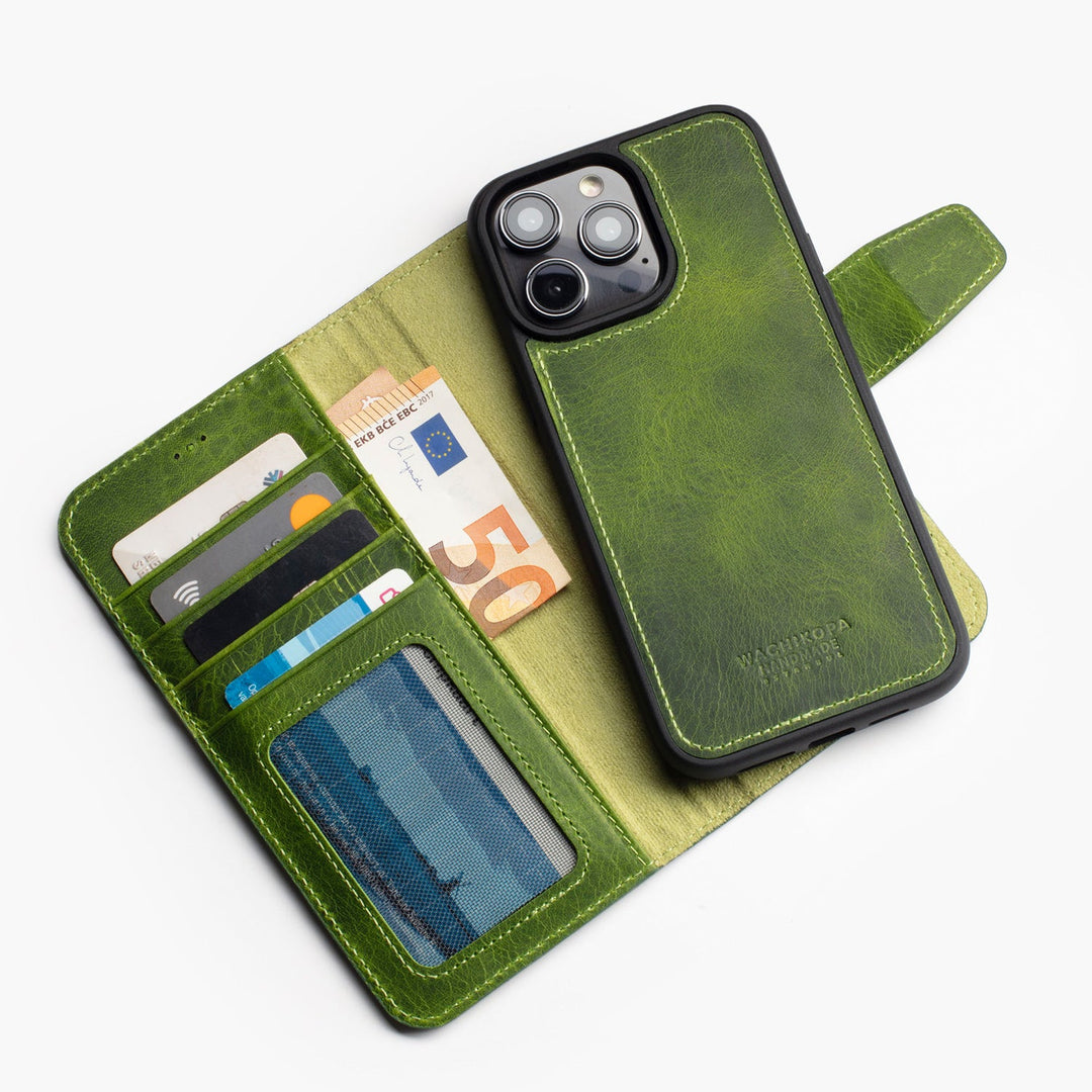 Magic Case El Yapımı Hakiki Deri iPhone 15 Pro Kılıfı