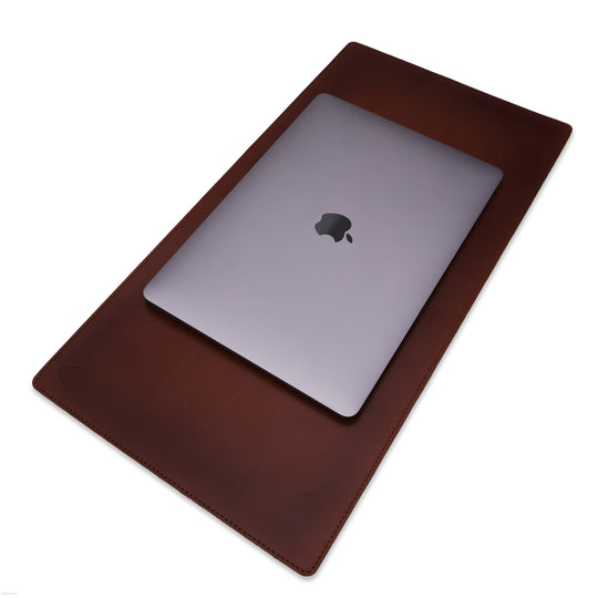 El Yapımı Hakiki Deri Masa Matı 52*27