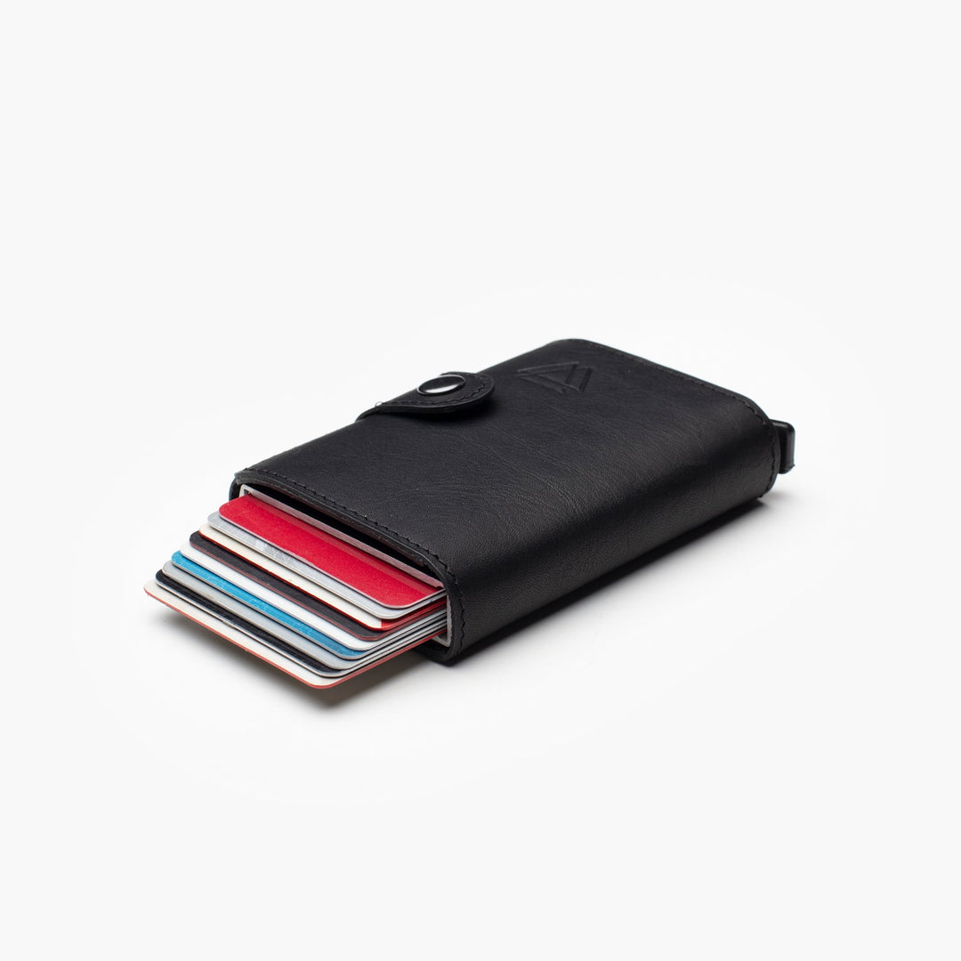 El Yapımı Hakiki Deri Mechanized Multi Wallet