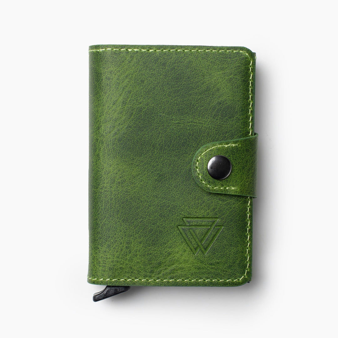 El Yapımı Hakiki Deri Mechanized Multi Wallet