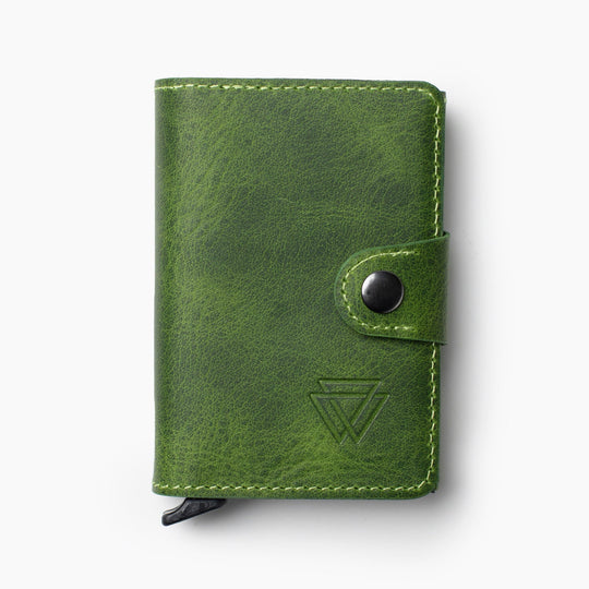 El Yapımı Hakiki Deri Mechanized Multi Wallet