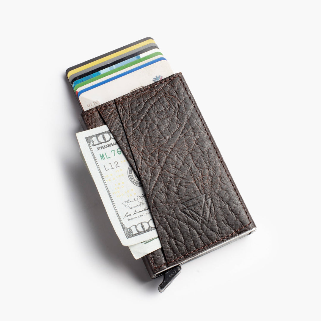 El Yapımı Hakiki Deri Mechanized Wallet