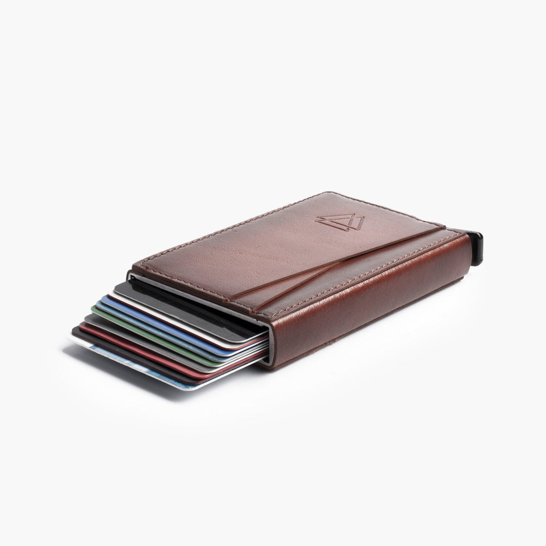 El Yapımı Hakiki Deri Mechanized Wallet