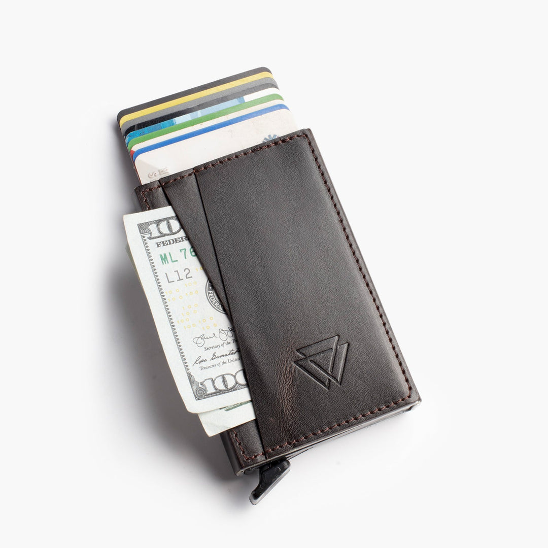 El Yapımı Hakiki Deri Mechanized Wallet