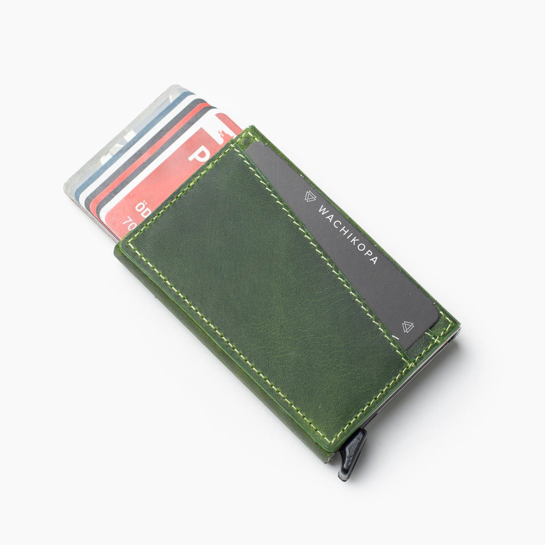 El Yapımı Hakiki Deri Mechanized Wallet