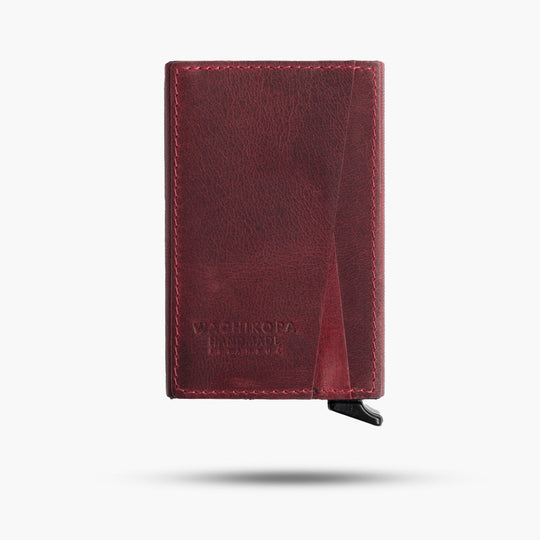 El Yapımı Hakiki Deri Mechanized Wallet