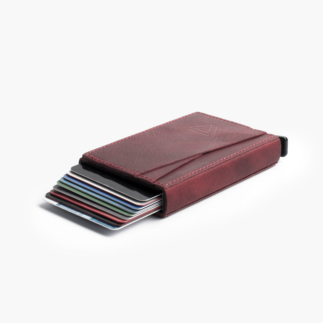 El Yapımı Hakiki Deri Mechanized Wallet
