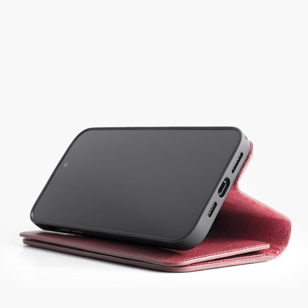 Multi Wallet El Yapımı Hakiki Deri iPhone 13 Pro Kılıfı