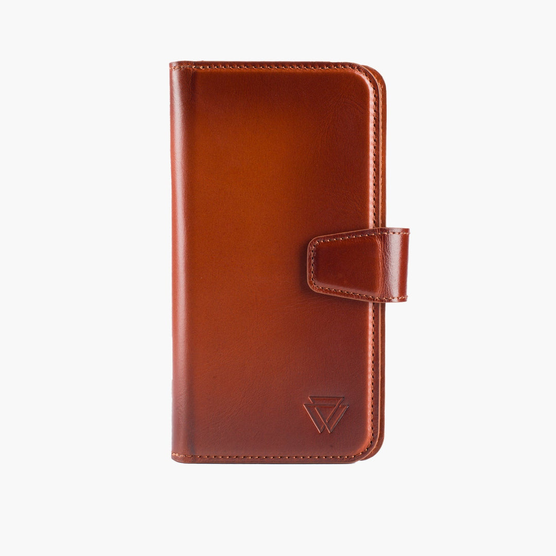 Multi Wallet El Yapımı Hakiki Deri iPhone 15 Kılıfı