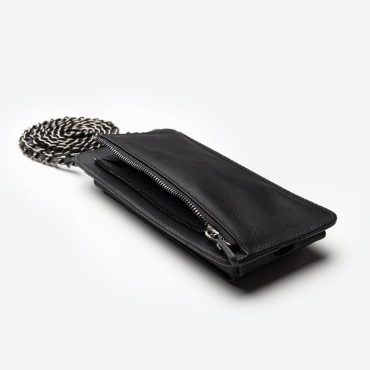 Neck Strap El Yapımı Hakiki Deri iPhone 16 Pro Max Kılıfı